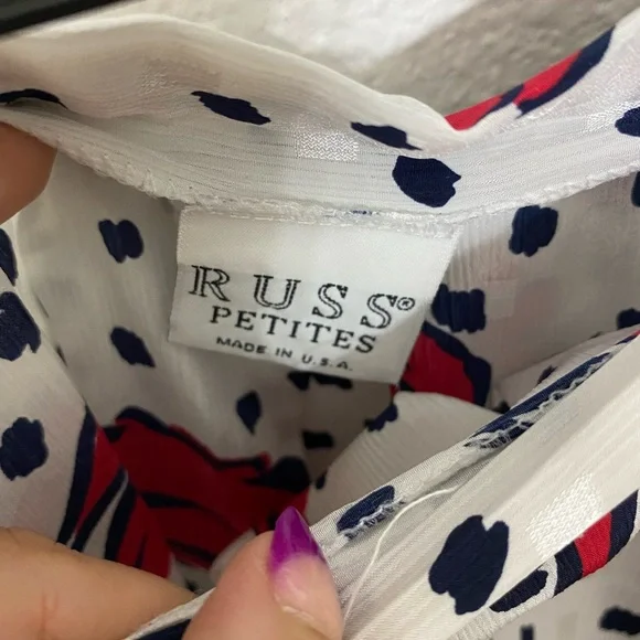 Vintage floral flowy maxi skirt - Picture 5 of 5